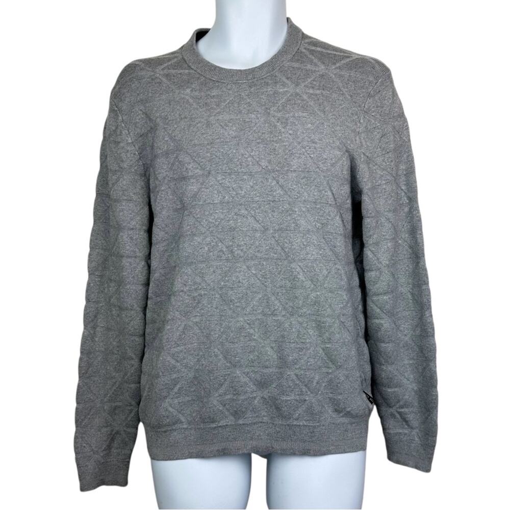 Ted Baker London Men's Gray Crewneck Sweater Size 3 Medium